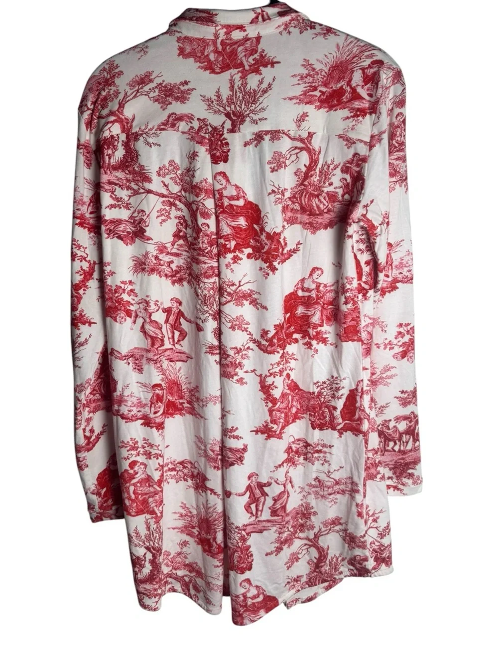 The Cat’s Pajamas Pima Knit Night Shirt Idle Hours White S NWOT